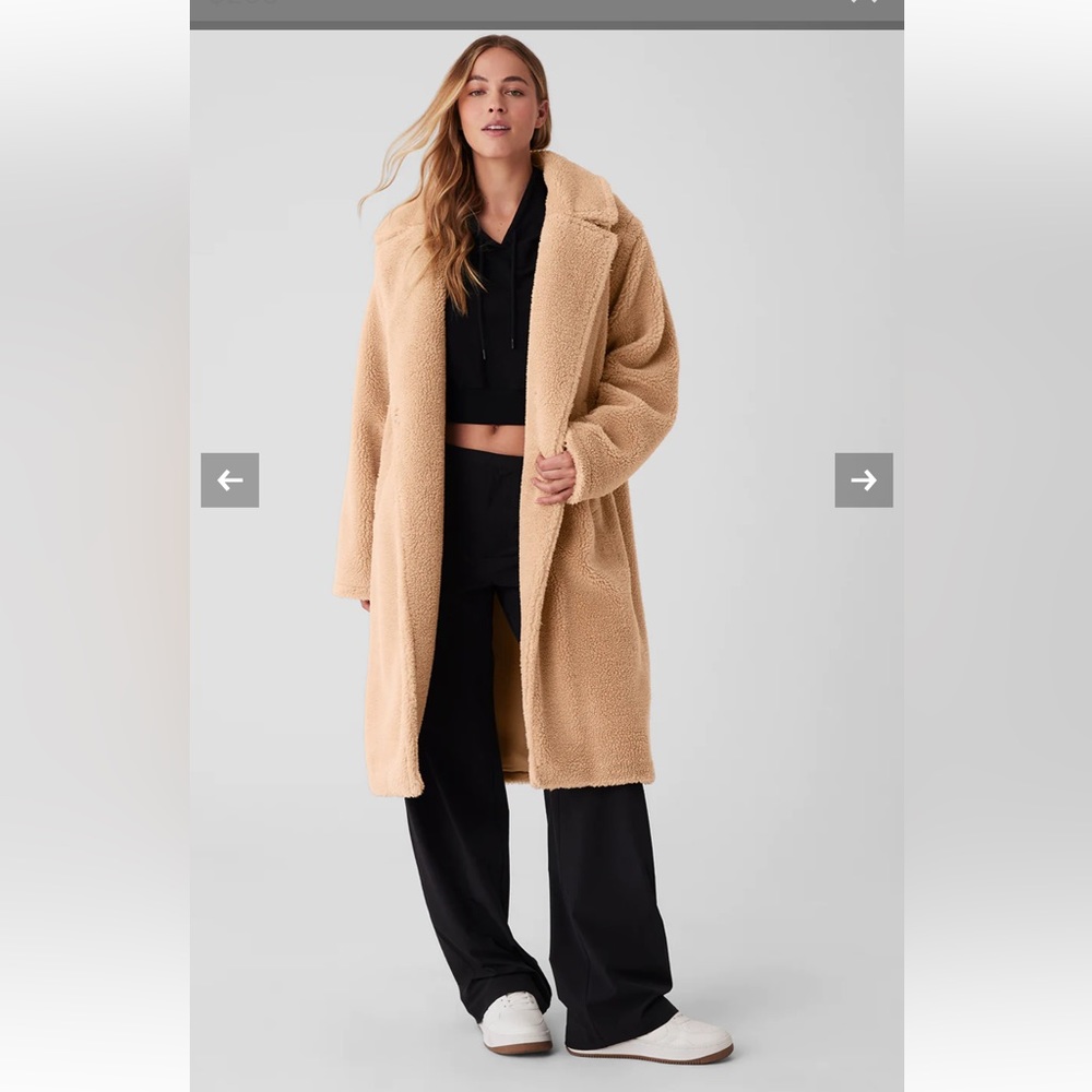 ALO Yoga oversized Sherpa trench NWT. Comes with original box.